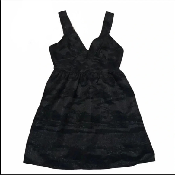 NWT H & M Black Sleeveless Fit & Flare Dress 10 - Picture 1 of 9